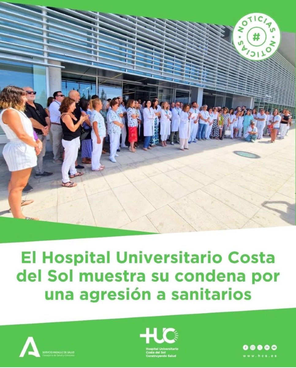 Carlos Bautista (@bautista_ojed) on Twitter photo Tolerancia Cero antes las agresiones <a href="/MalagaJunta/">MálagaJunta</a> <a href="/saludand/">Consejería de Salud y Consumo</a> <a href="/AndaluciaJunta/">Junta de Andalucía</a> <a href="/ASCostadelSol/">Área Hospitalaria Costa del Sol</a> Tolerancia Cero antes las agresiones <a href="/MalagaJunta/">MálagaJunta</a> <a href="/saludand/">Consejería de Salud y Consumo</a> <a href="/AndaluciaJunta/">Junta de Andalucía</a> <a href="/ASCostadelSol/">Área Hospitalaria Costa del Sol</a>