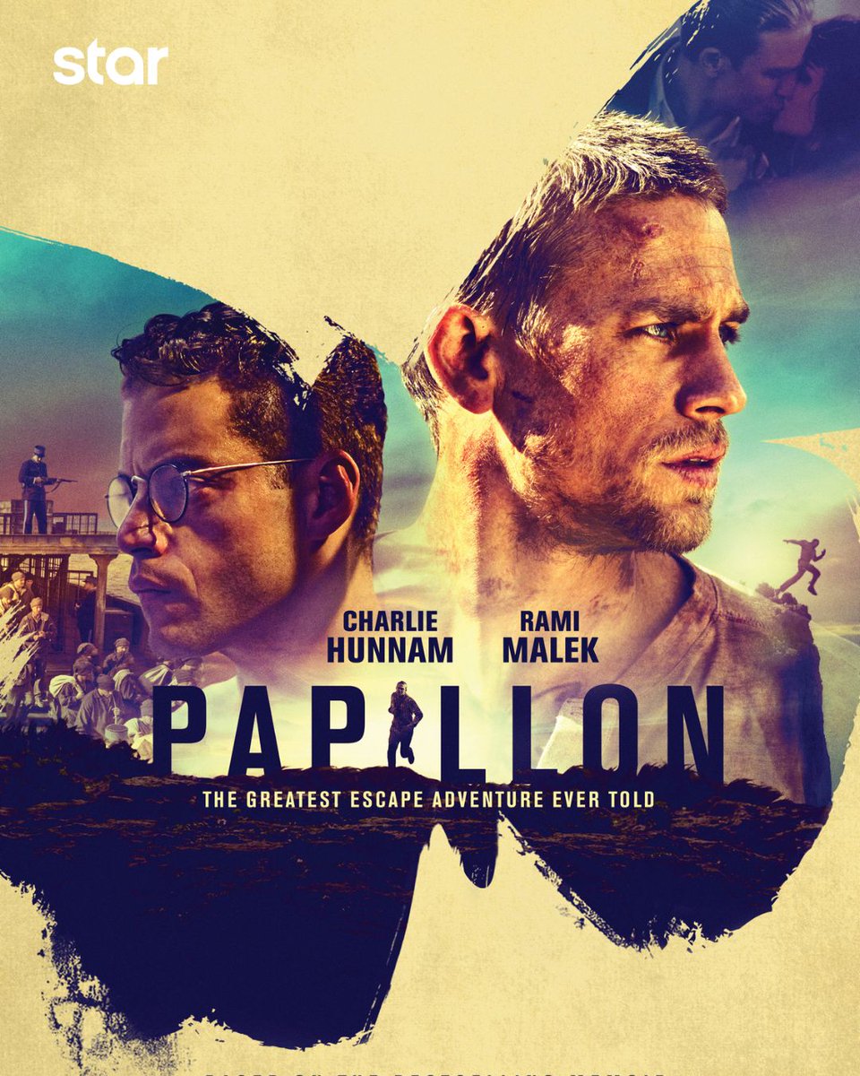 StarChannelGr's tweet image. 🎬 PAPILLON
⏰ 22:15
Ένας διαρρήκτης θησαυροφυλακίων στο Παρίσι, παγιδεύεται και κατηγορείται άδικα για ένα φόνο που δεν διέπραξε. Σε ένα απάνθρωπο σωφρονιστικό ίδρυμα, στο “Νησί του Διαβόλου”, θα δημιουργήσει μια απρόσμενη συμμαχία, για να αποδράσει.
#StarChannelTV
