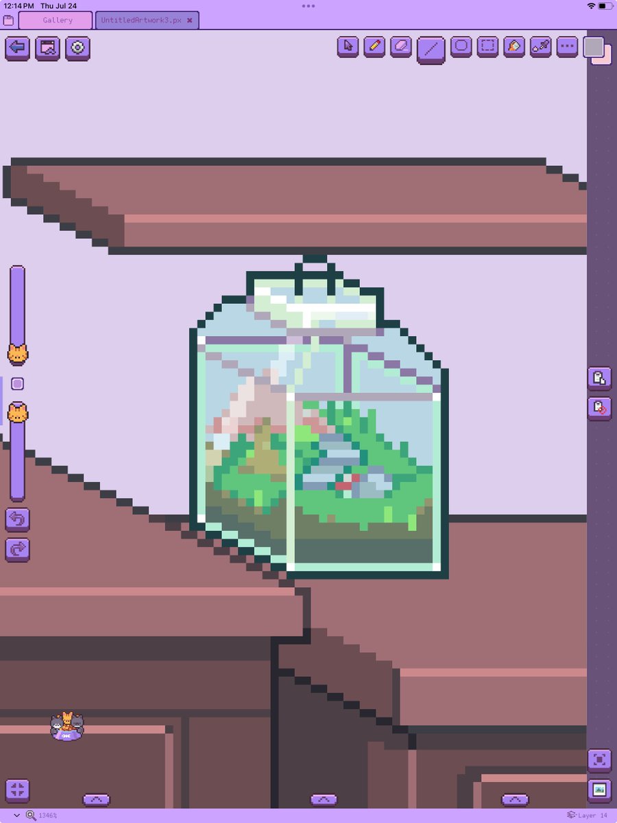 nanipixart's tweet image. The pixel fairy desk is coming together nicely π§ββοΈβ¨