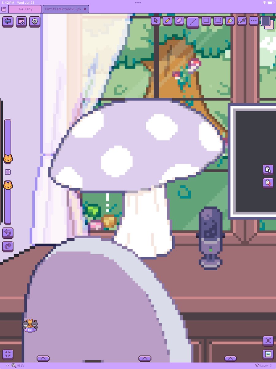 nanipixart's tweet image. The pixel fairy desk is coming together nicely π§ββοΈβ¨