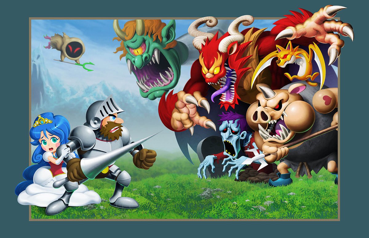 CapcomLatam's tweet image. #TBT a cuando éramos un caballero en busca de rescatar a una bella princesa de temibles demonios… 🛡️👹
Les compartimos una de las muchas imágenes que podrán encontrar en el museo de Capcom Town. Actualmente hay una exposición dedicada a Ghosts ‘n Goblins. ¡No se la pierdan!
Y…