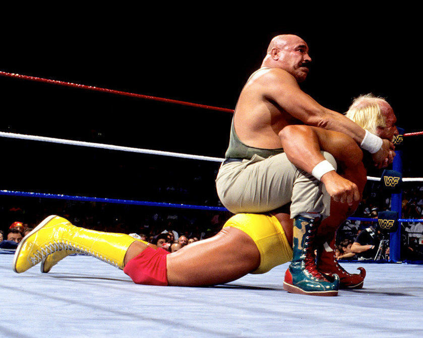 Raph089968's tweet image. People maybe happy that Hulk Hogan is dead, nobody more than The Iron Sheik.
He gets to put him in the Camel Clutch in heaven, now 😬.
#HulkHogan #IronSheik