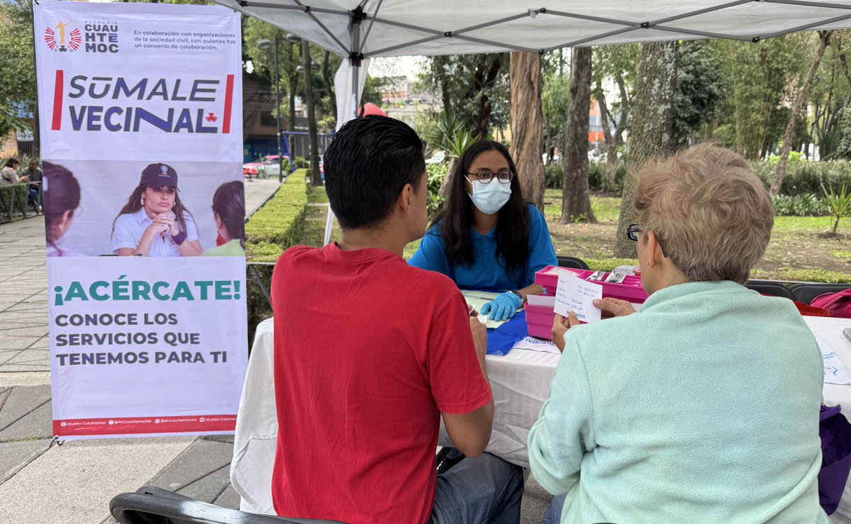 rodrigoarcej's tweet image. Por instrucciones de nuestra alcaldesa @AlessandraRdlv y desde la oficina particular, estamos visitando las colonias con nuestra jornada “Súmale Vecinal” que contempla servicios médicos integrales, faciales, acupuntura y pruebas rápidas a nuestras vecinas y vecinos.
Hoy nos…