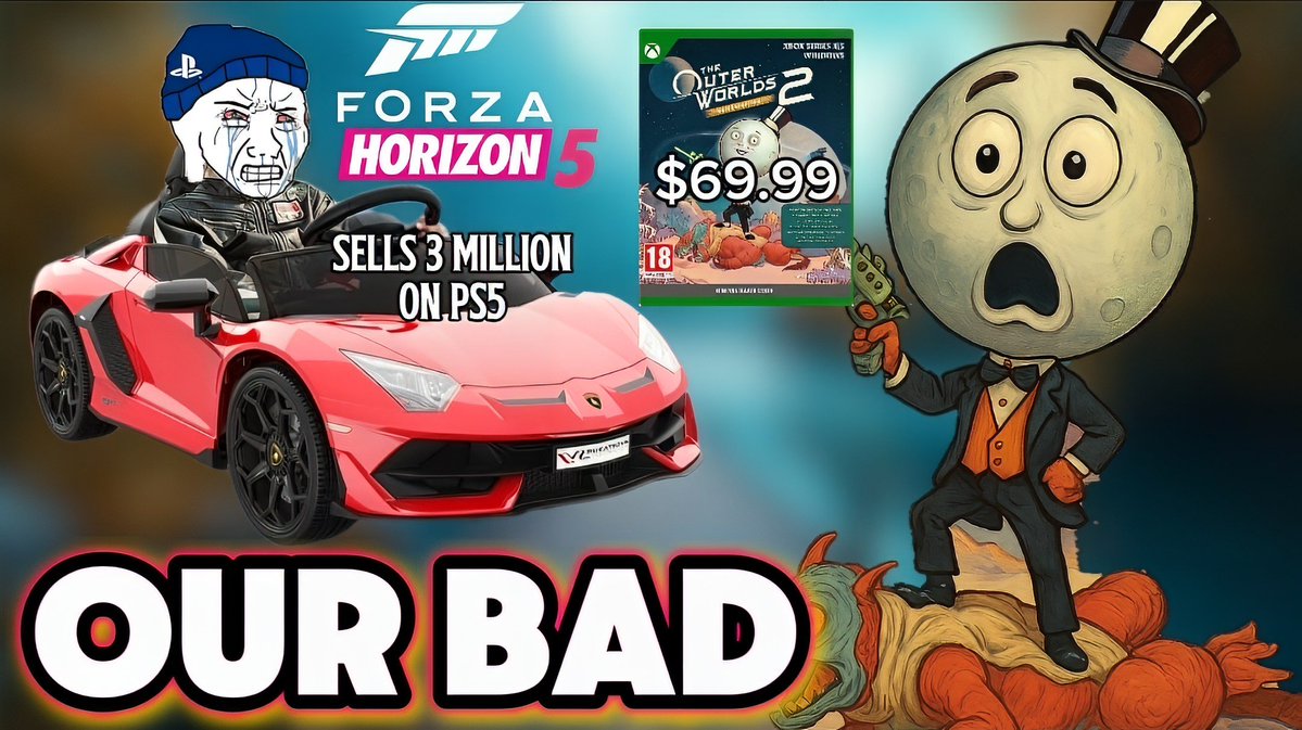 Griggity's tweet image. 1 Man Darkman Podcast will be live tonight at 6:00 pm est

Xbox says OUR BAD for charging $80 for games | Forza Horizon 5 is PlayStation&apos;s best-selling game of 2025

youtube.com/live/CXV5wWnsA…
