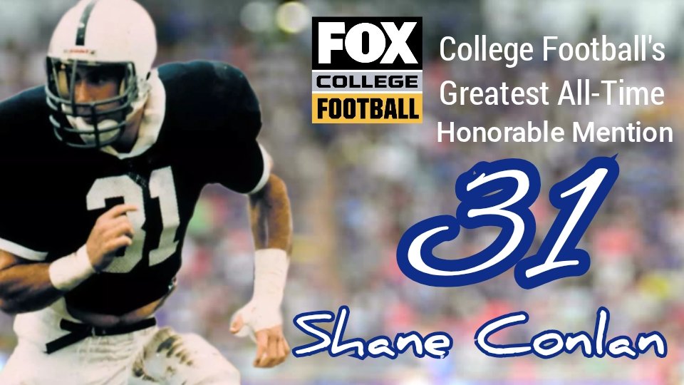 FightOnState's tweet image. #LinebackerU. legend @ShanePConlan named one of college football's all-time best to ever wear No. 31.