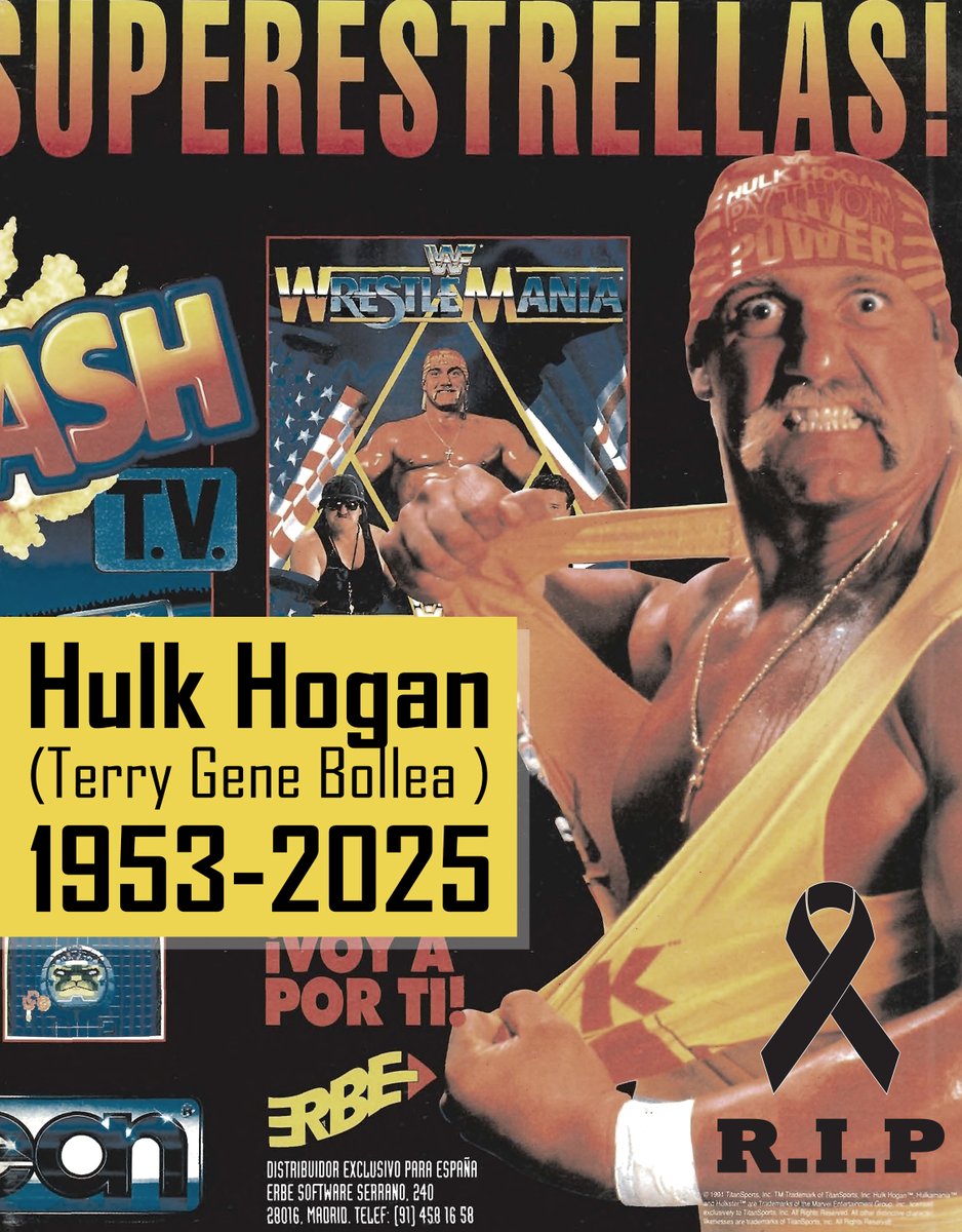 RetroManía30 Podcast (@rm30podcast) on Twitter photo #HulkHoganRIP #HulkHoganRIP
