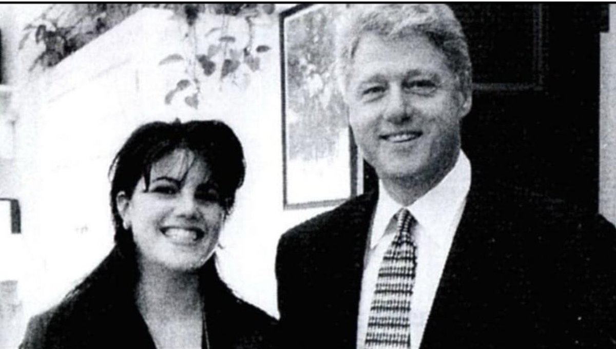 Remember that time a pedophile who used a cigar as a dildo on his intern in the oval office preached to us about how Donald Trump is a disgrace to that same office?
Good Times.