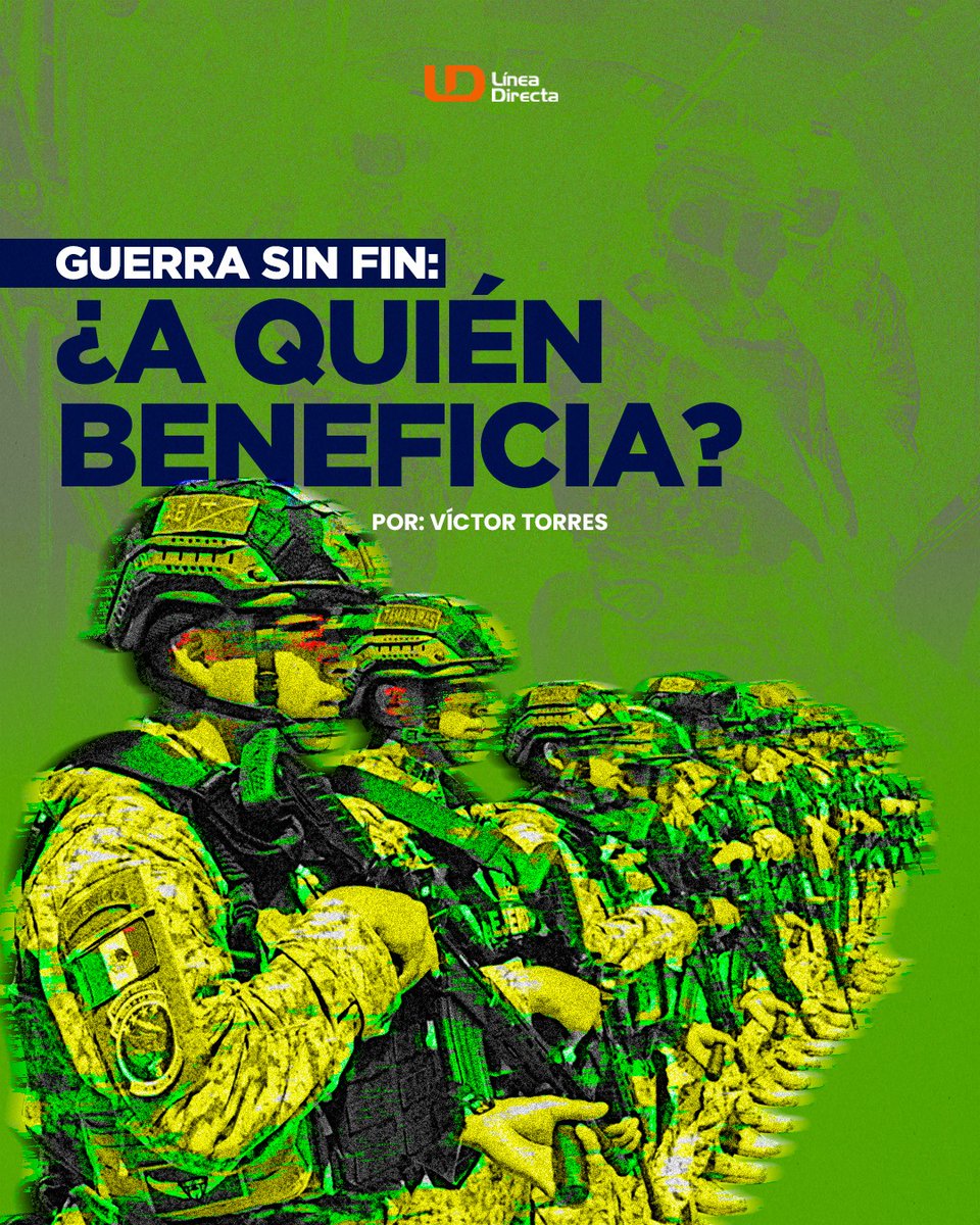 Guerra💥 sin fin: ¿a quién beneficia?

En Sinaloa📍 llevamos casi un año atrapados en una guerra que no cesa. Los enfrentamientos💥, operativos🪖, retenes🚔 y asesinatos, se han vuelto parte del paisaje diario....

Te invito a leer📲 mi columna 👇🏼

lineadirectaportal.com/opinion/guerra…