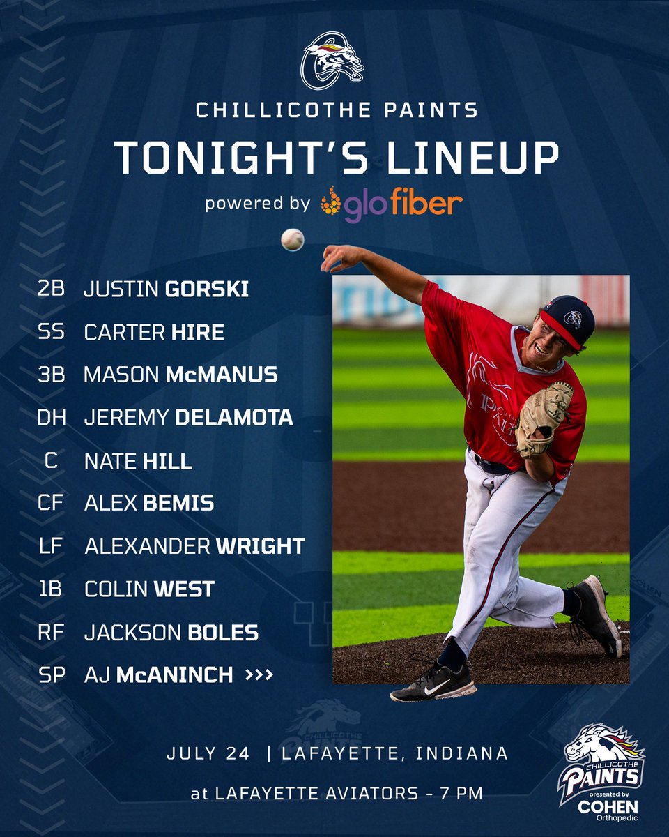 Tonight's lineup for the series finale in Lafayette, powered by <a href="/GloFiber/">Glo Fiber</a>