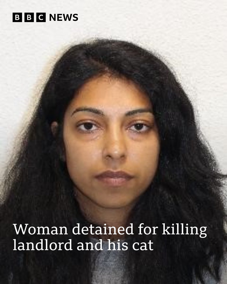 BBCLondonNews's tweet image. A woman who fatally stabbed her landlord and his cat while during a psychotic episode has been given an indefinite hospital order.
bbc.in/46mwzkD