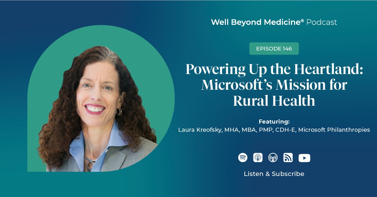 Nemours's tweet image. 🎤 New podcast drop with @Microsoft: Rural hospitals are struggling – and 12M kids are counting on them.
Listen to Episode 146: bit.ly/4kW3pMN