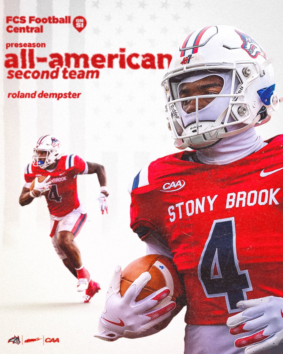 Stony Brook Football (@stonybrookfb) on Twitter photo Another one to the resume ๐บ๐ธ
Congratulations to Roland on being named a Preseason All-American by <a href="/The__Bluebloods/">FCS Football Central</a>!
๐๐บ x #As1 x <a href="/RolandDempster4/">Roland Dempster</a> Another one to the resume ๐บ๐ธ
Congratulations to Roland on being named a Preseason All-American by <a href="/The__Bluebloods/">FCS Football Central</a>!
๐๐บ x #As1 x <a href="/RolandDempster4/">Roland Dempster</a>