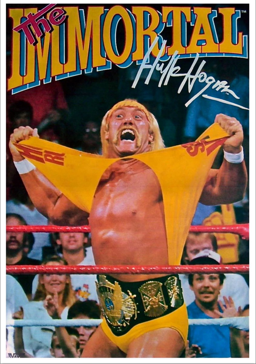 ClifMarshall's tweet image. My passion for pro wrestling and weightlifting ignited in 1986 when I watched Hulk Hogan. As a six-year-old I took his advice to ‘eat my vitamins and say my prayers.&apos; Yet, his claim of being &apos;immortal&apos; always stood out. Today, I&apos;m reminded that mortality is inevitable. No one…