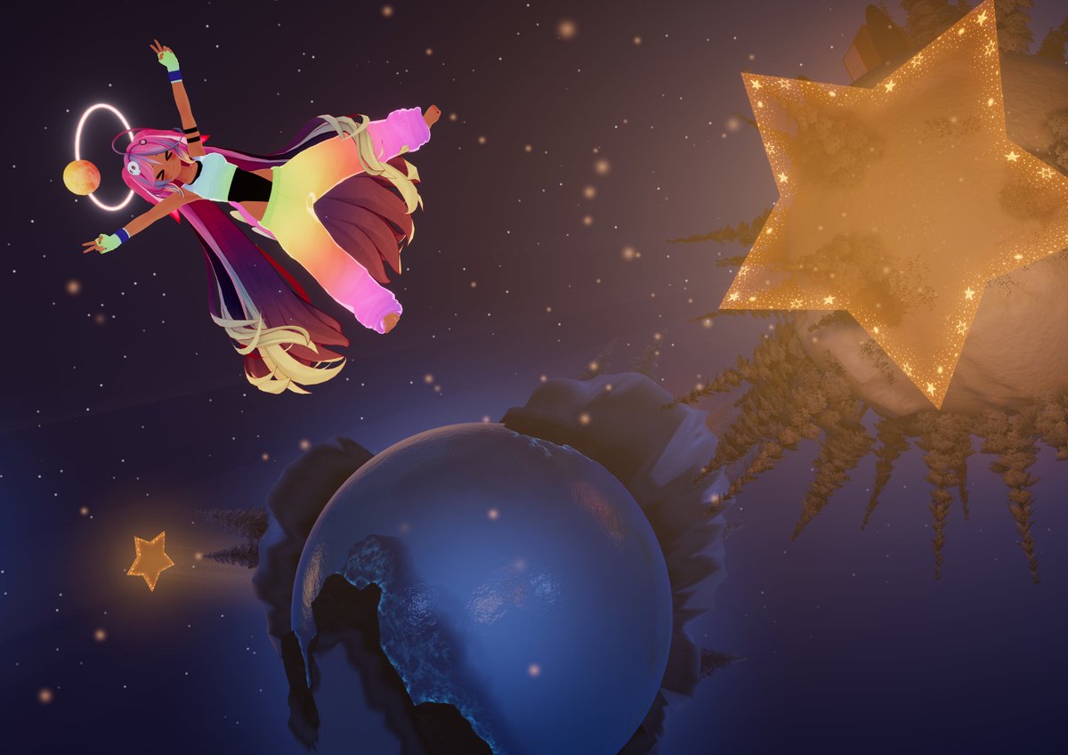 Fastolph's tweet image. I've been made aware that all 3 of my submissions are exhibited at #VPS2025. I can't share pics, but I can show you what I submitted.

#VRChat #VirtualPhotography