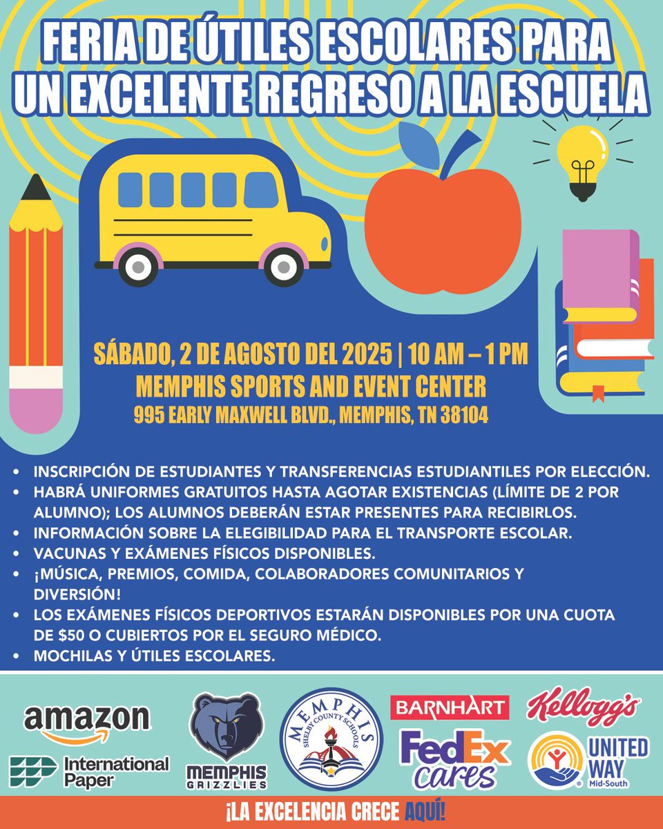 MSCSK12's tweet image. We&apos;re starting the school year on the right foot by kicking off with our &quot;Back to Greatness Supply Giveaway&quot; event.

Make plans to visit us so you can receive bus eligibility information, FREE immunizations and school supplies, and so much more! It&apos;ll be a day you won&apos;t want to…