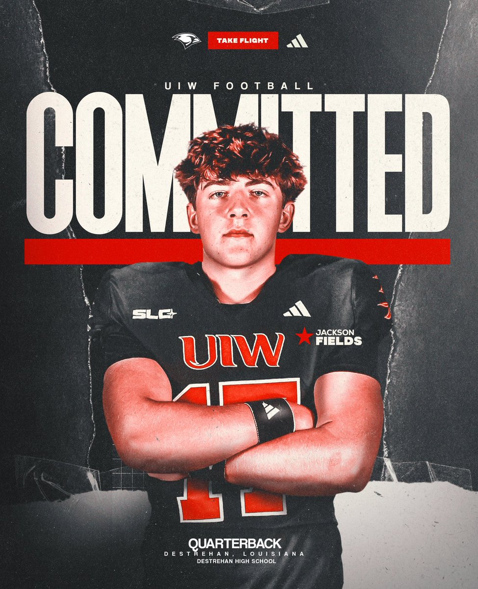 JacksonFieldsQB's tweet image. COMMITTED #THEWORD
