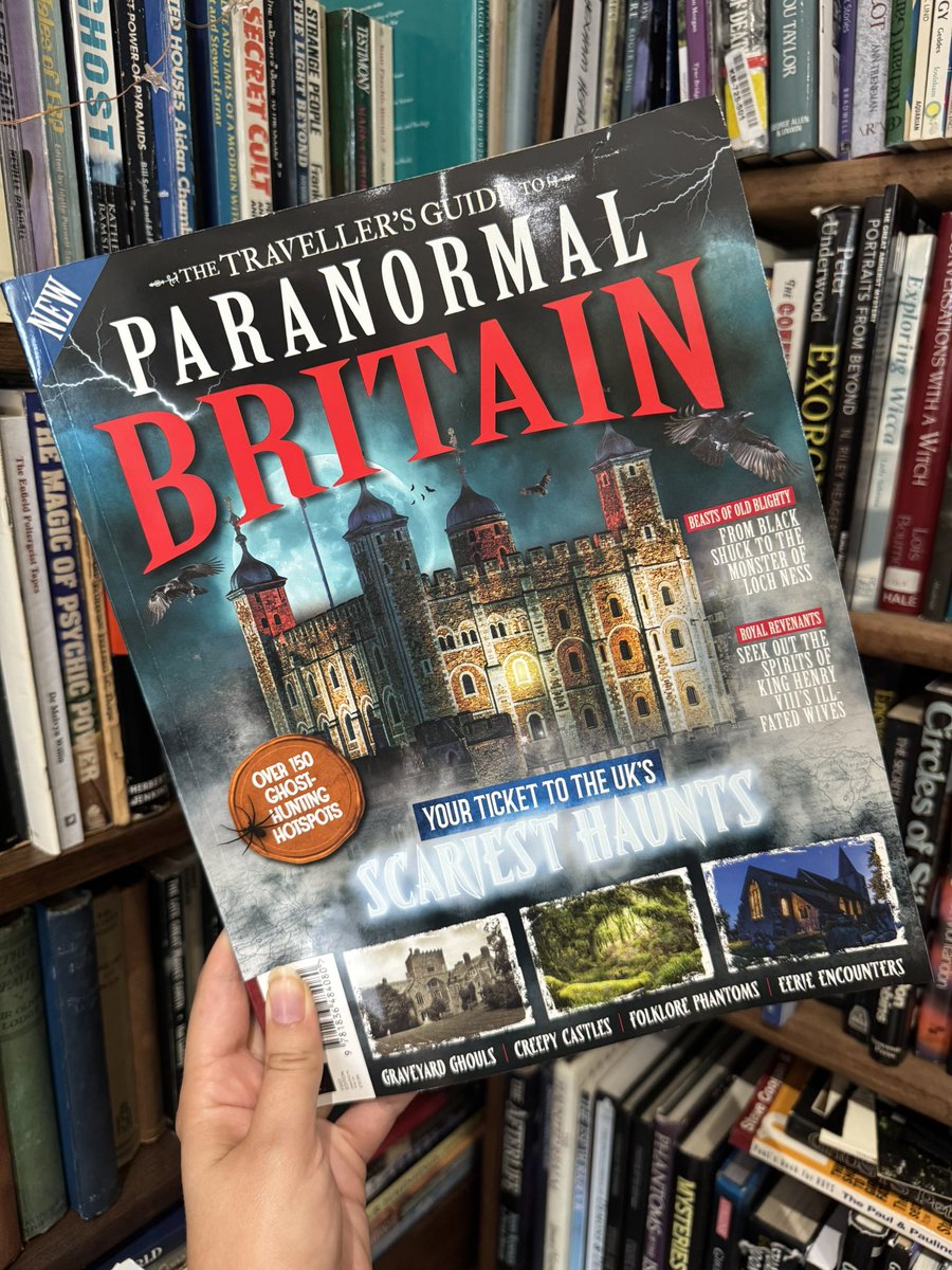 KateCherrell's tweet image. The Traveller’s Guide to Paranormal Britain! This smashing glossy bookazine contains a hefty chunk of articles by yours truly (and several other spooky writers). If you’re planning a weird road trip any time soon or fancy a bit of spectral guidance, grab yourself a copy. 👻