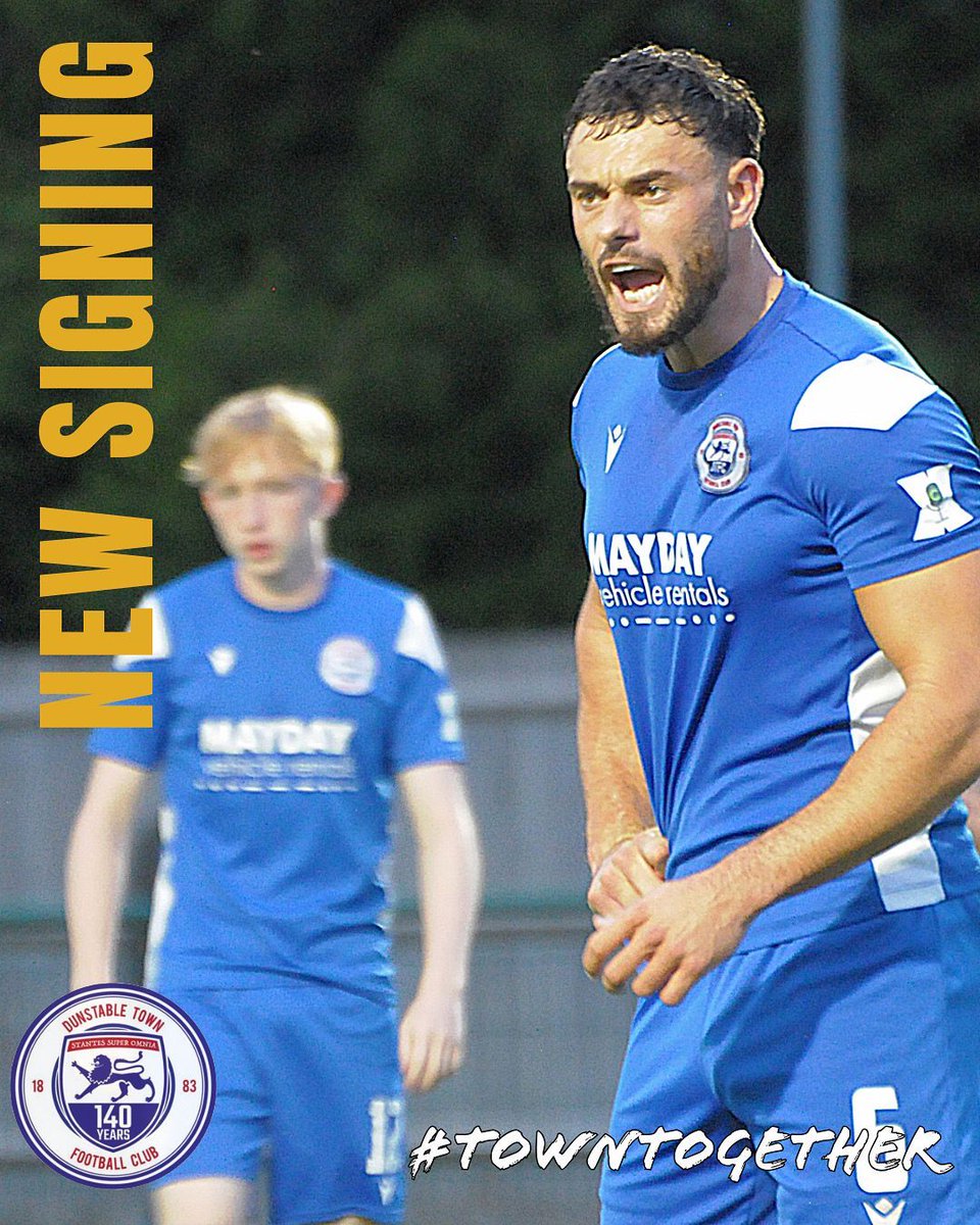 🤝 PLAYER NEWS | Another big signing for the club is Joe Russell.

We are delighted to announce his signing following his appearance against Leverstock Green.

He has previous experience with FC Romania, Potters Bar and Welwyn Garden City.

#towntogether #youareenough