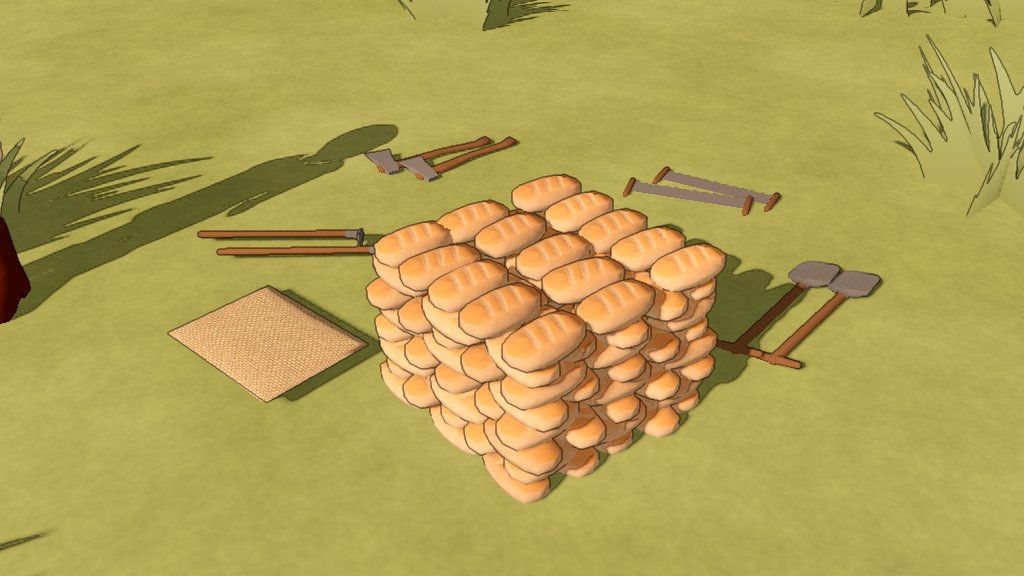 lisyarus's tweet image. In other news, made the bread model brighter & tastier & fluffier 🥰
#indiedev #indiegames #gamedev