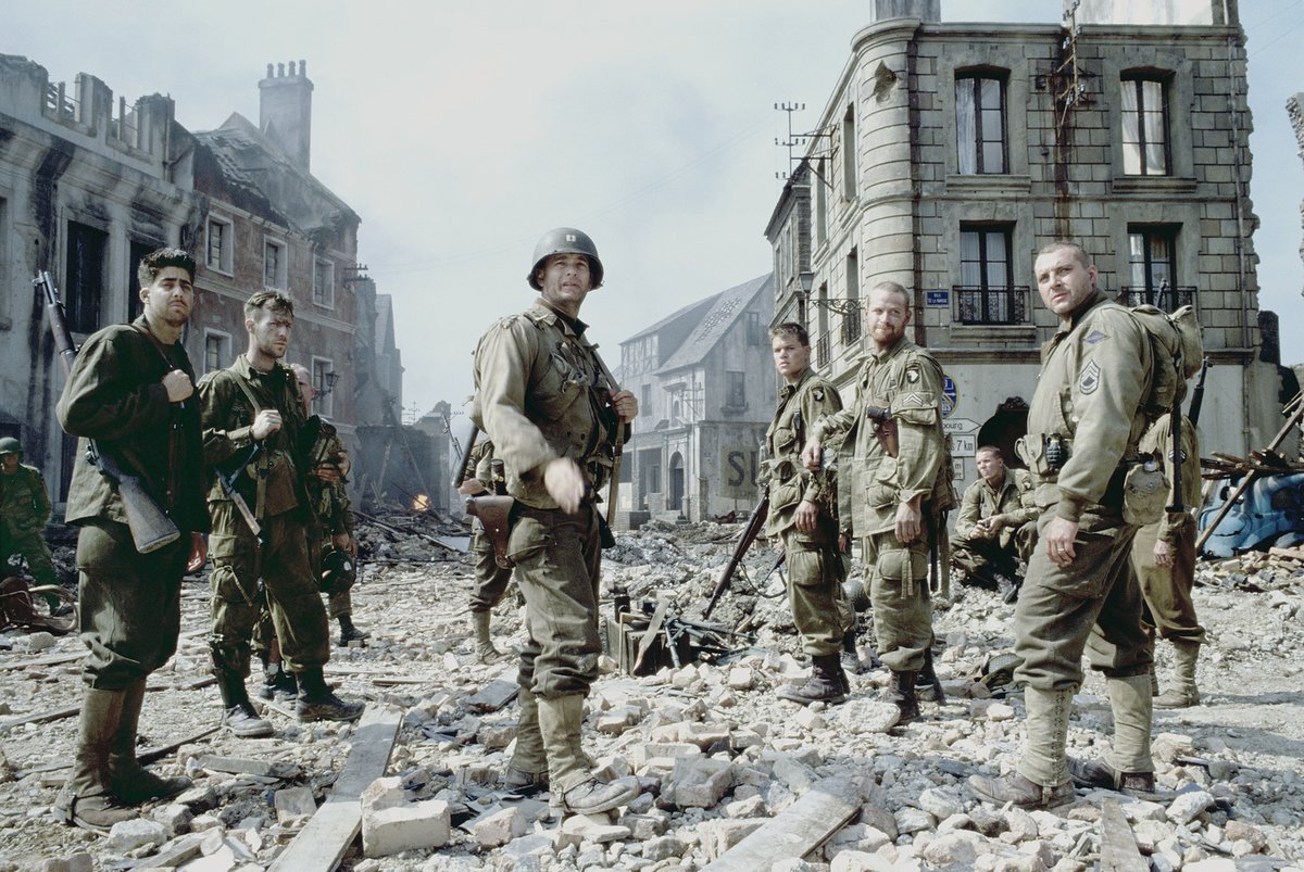 HDMOVIESOURCE's tweet image. 🎬'Saving Private Ryan' starring Tom Hanks and Matt Damon premiered in theaters 27 years ago, July 24, 1998