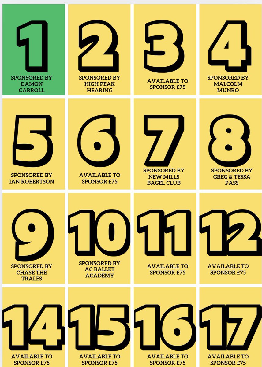 It was great to link up with <a href="/HighPeakHearing/">High Peak Hearing</a> last season when they sponsored a game, delighted to confirm that they have agreed to sponsor our Number 2 for the coming season 💛🖤💛🖤⚽️⚽️⚽️⚽️👏👏👏👏