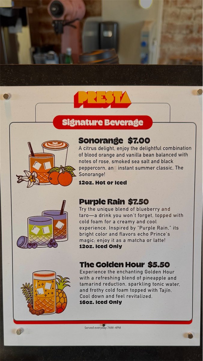 sinsemillaville's tweet image. slid right into the coffee shop this morning, went with the purple rain. which one you grabbing ? 🛝☕🍯☔