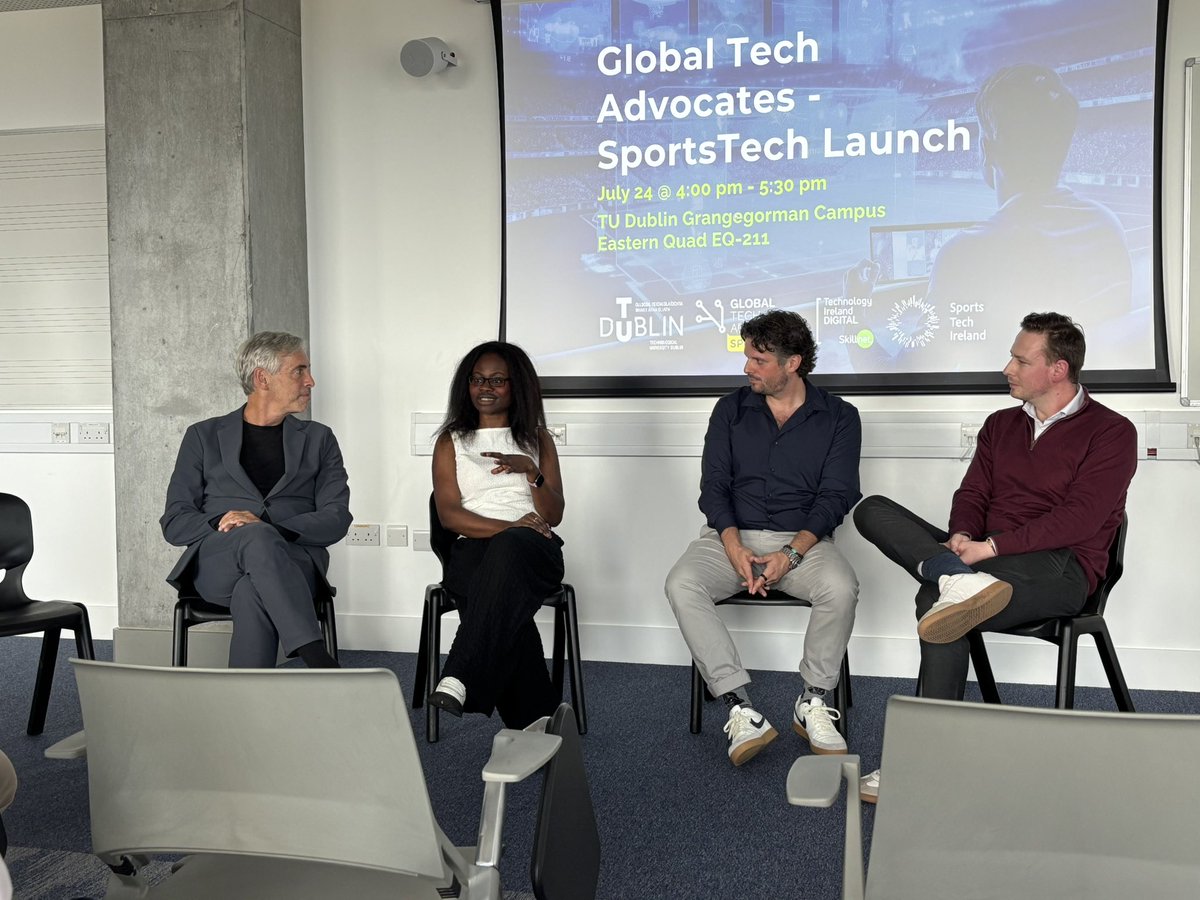 RussShaw1's tweet image. Great to be at @WeAreTUDublin to join @TechIrelandAdv to launch a new @GlobalTechAdv #Sportstech group - @TechLondonAdv @TechNIAdvocates @UKTechAdv @SportsTechIRE