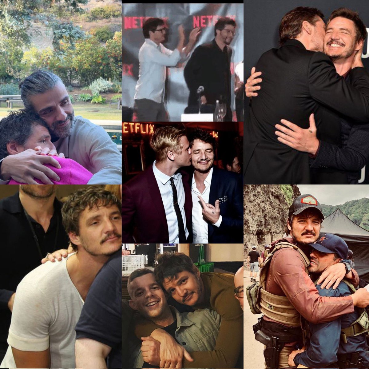 Lo de Pedro Pascal se llama tener una relación sana, cariñosa y consentida con tus amigos y compañeros de trabajo. Y si, también es así con hombres. Llamarlo pervertido por eso es tirarle hate sin sentido, por pura envidia o por los memes, nada más.