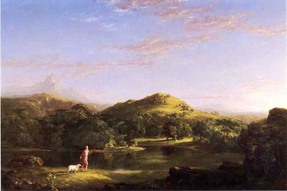 ThomasColeBot's tweet image. The Good Shepherd wikiart.org/en/thomas-cole…