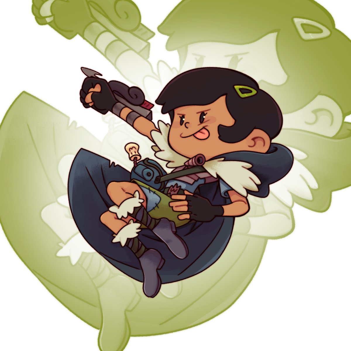 crazyknight20's tweet image. #marcy #marcywu #amphibia #chibi #Disney
