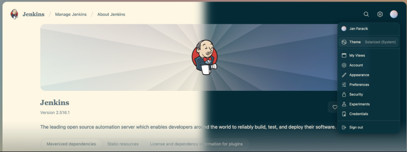 jenkinsci's tweet image. Part 2 of Redesigning Jenkins by Jan Faracik (@janfaracik) is out 🤩 Read more about what new changes have come along with LTS 2.516.1 and revamped UI jenkins.io/blog/2025/07/2… ✨