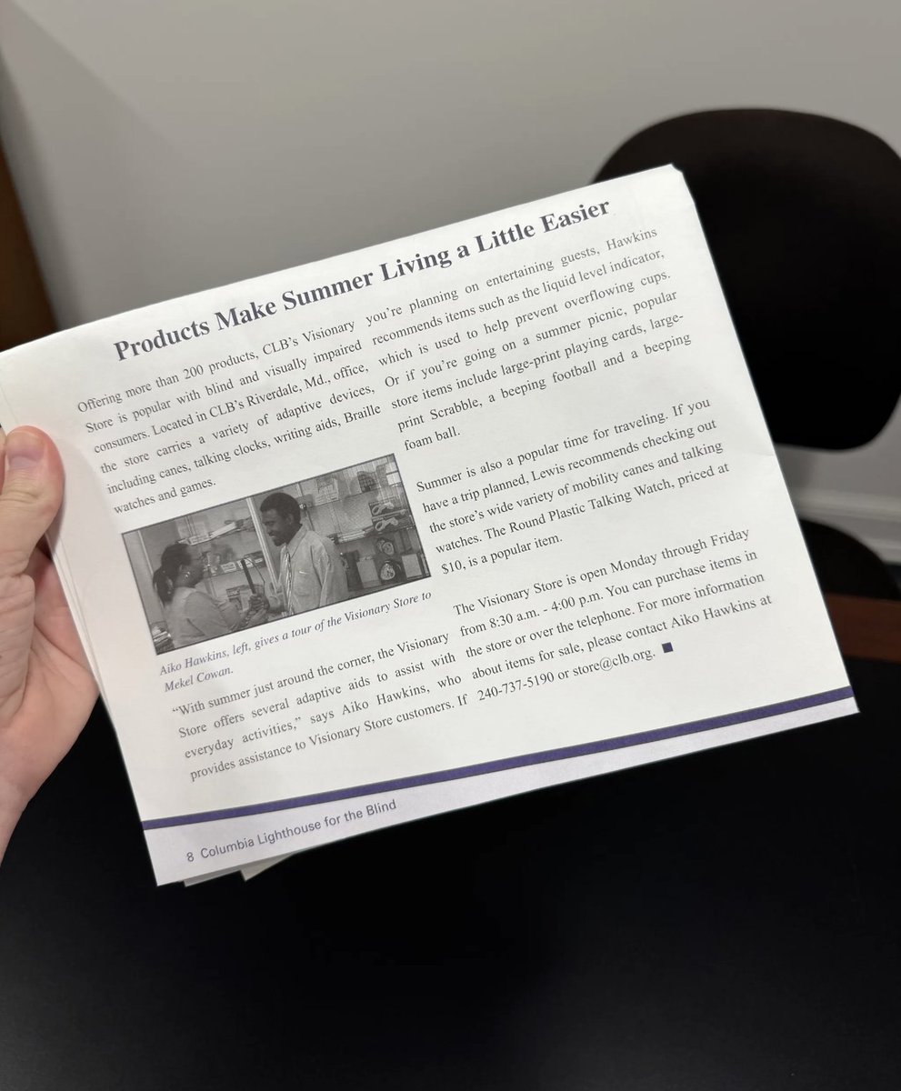 Reason 70 We Love CLB: How we’ve adapted over the past 100 plus years. Until 2008, we created a publication called the Lamplighter and mail it out to our supporters. Today, we send a monthly email called the Lamp Lighter, full of updates on the organization and consumer stories!