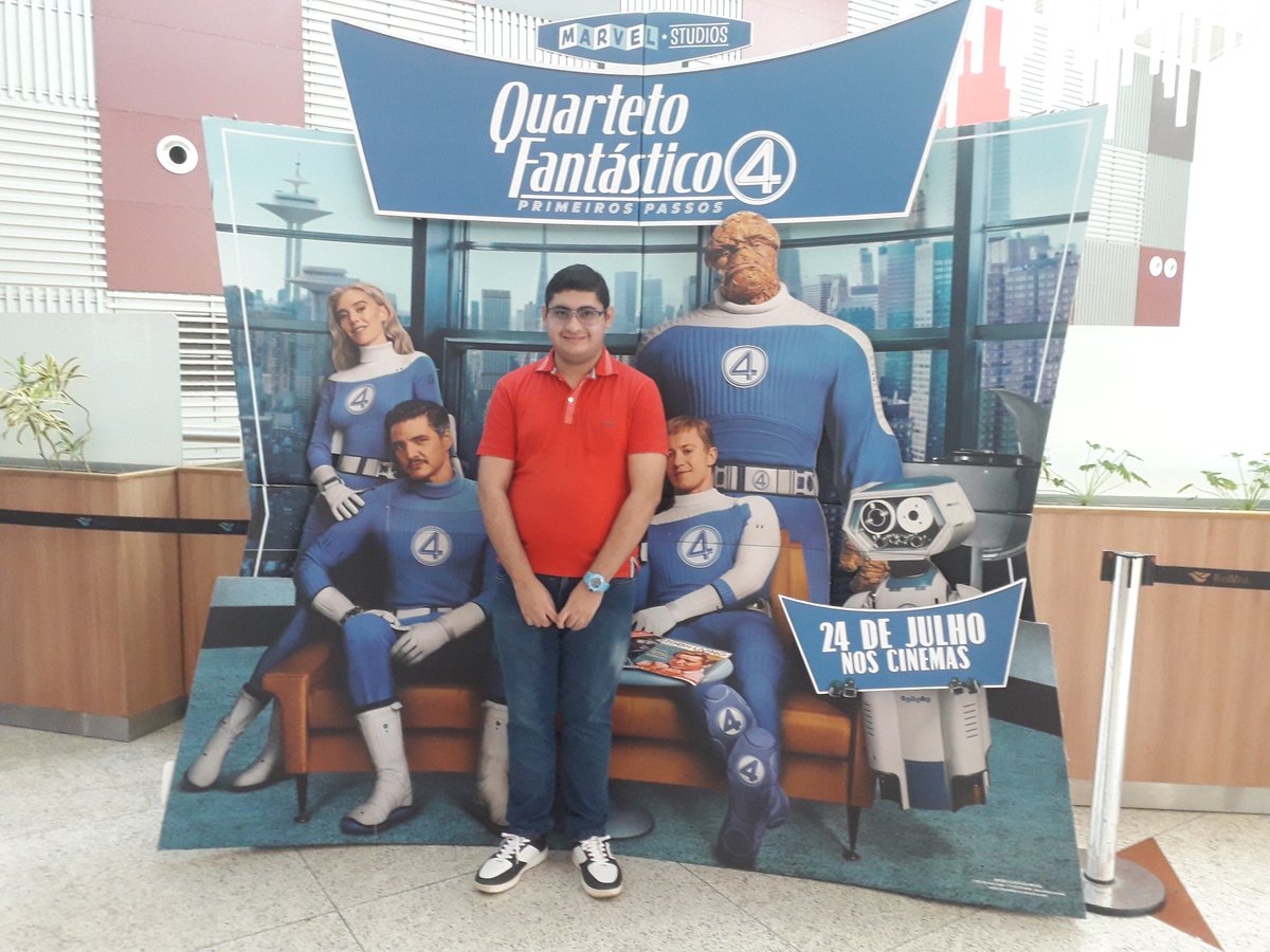 AlissonJonantha's tweet image. Está Estreando Nos Cinemas Quarteto Fantástico Primeiros Passos Tá Na Hora do Pau 💙🤍 #QuartetoFantástico #QuartetoFantastico #FantasticFour #FantasticFourFirstSteps @MarvelStudios @Marvel @MarvelBR @FantasticFour @RioMarKennedy @cinepolisbrasil