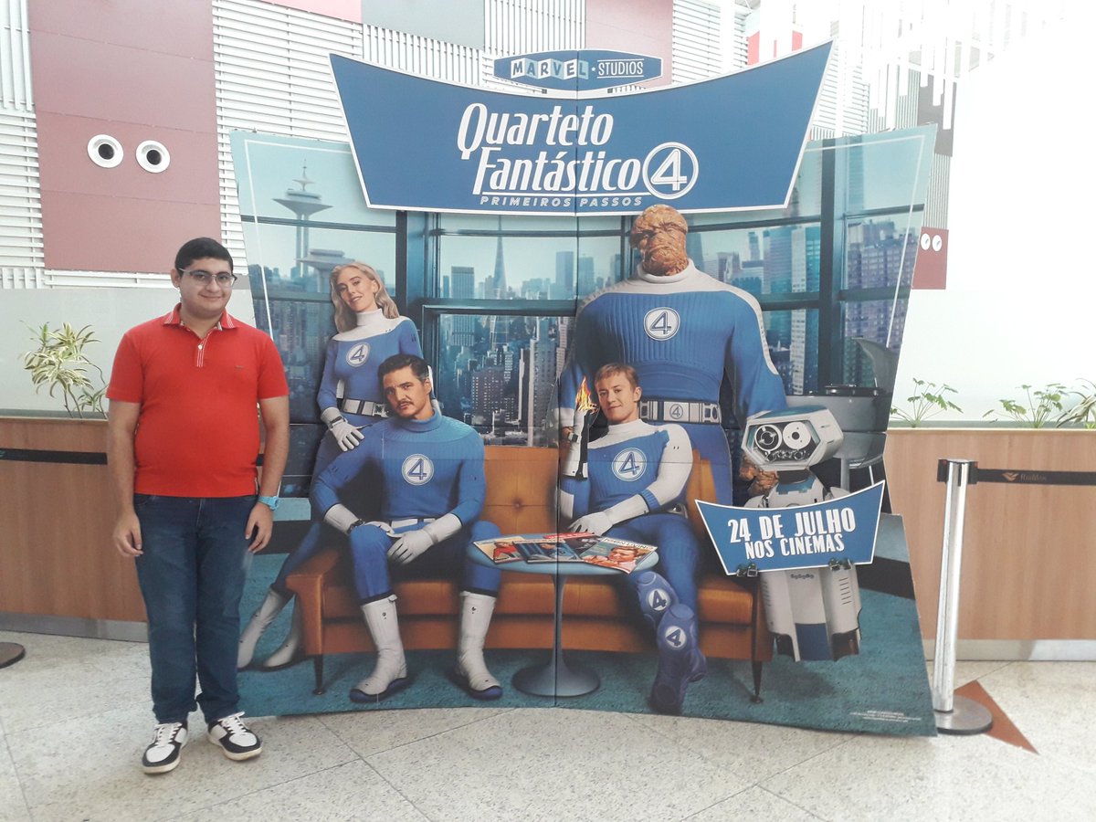AlissonJonantha's tweet image. Está Estreando Nos Cinemas Quarteto Fantástico Primeiros Passos Tá Na Hora do Pau 💙🤍 #QuartetoFantástico #QuartetoFantastico #FantasticFour #FantasticFourFirstSteps @MarvelStudios @Marvel @MarvelBR @FantasticFour @RioMarKennedy @cinepolisbrasil