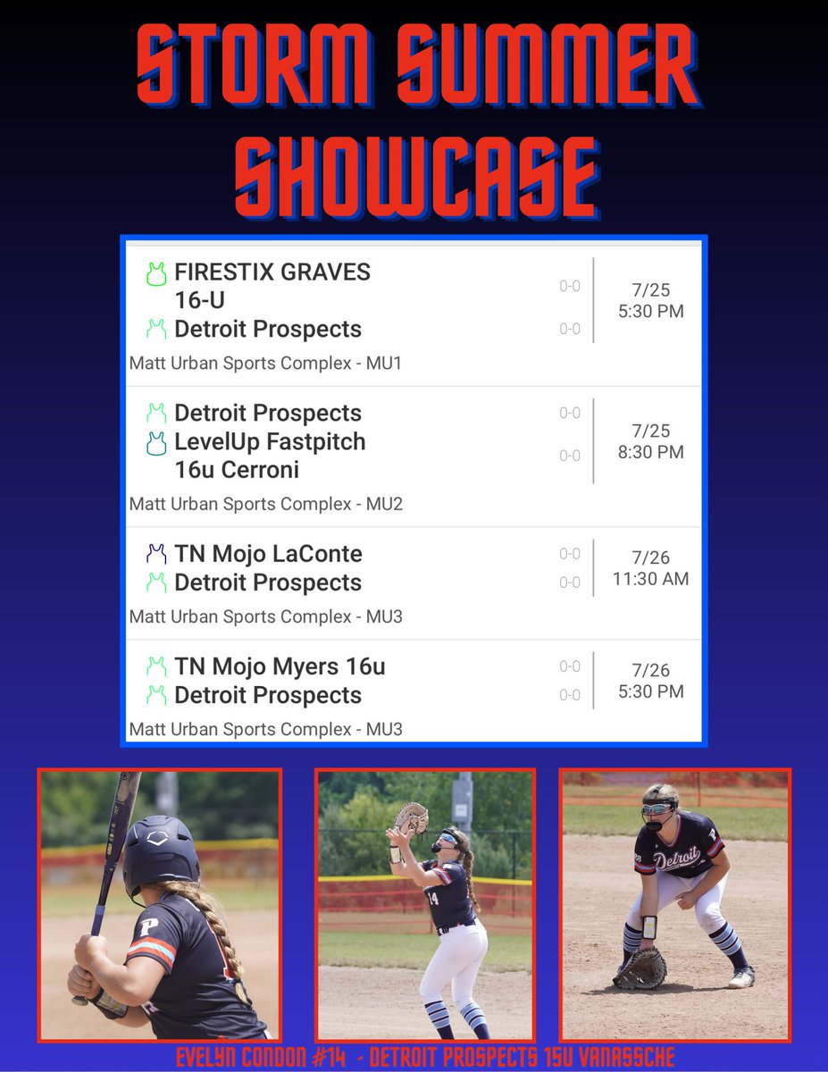 Can't wait for this weekend! Can't believe it is the last tournament for the summer. <a href="/detprospectsfp/">Detroit Prospects VanAssche</a>