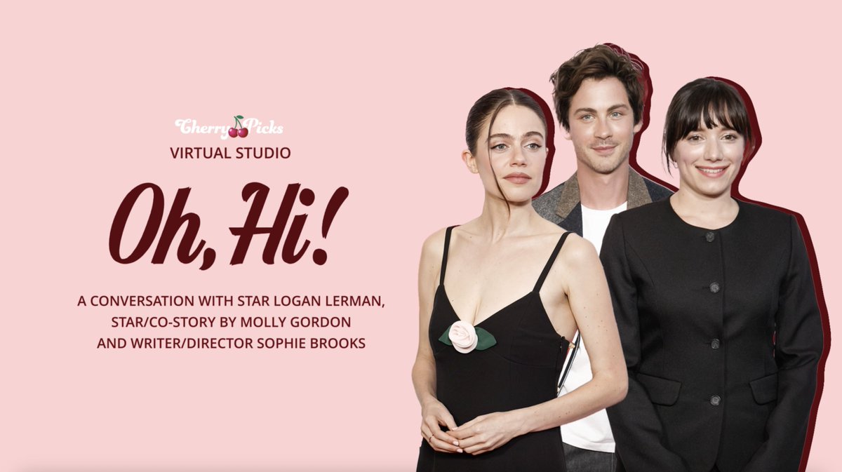TheCherryPicks's tweet image. Logan Lerman, Molly Gordon & Sophie Brooks join #CherryPicks to discuss their new film #OhHiMovie, telling stories about "crazy" women, putting a spin on the traditional romantic comedy, and more!
▶️: youtu.be/lnTaKYU0W_g