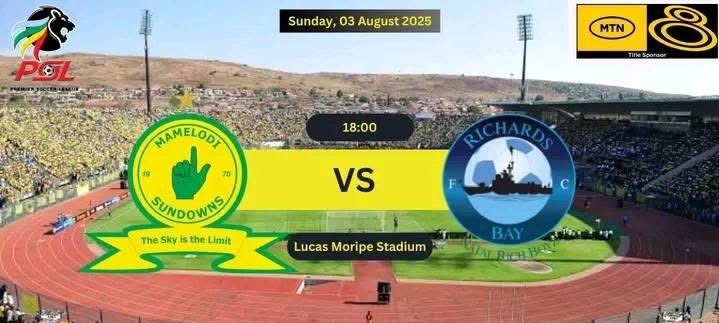 SundownsXtra_'s tweet image. First game of the season is not far 💛👆
Mamelodi Sundowns 🆚 Richard's Bay United
🏆 MTN8 QF
🏟️ Lucas Moripe Stadium
⌚ 18h00
📺 202
📅 03 August 2025