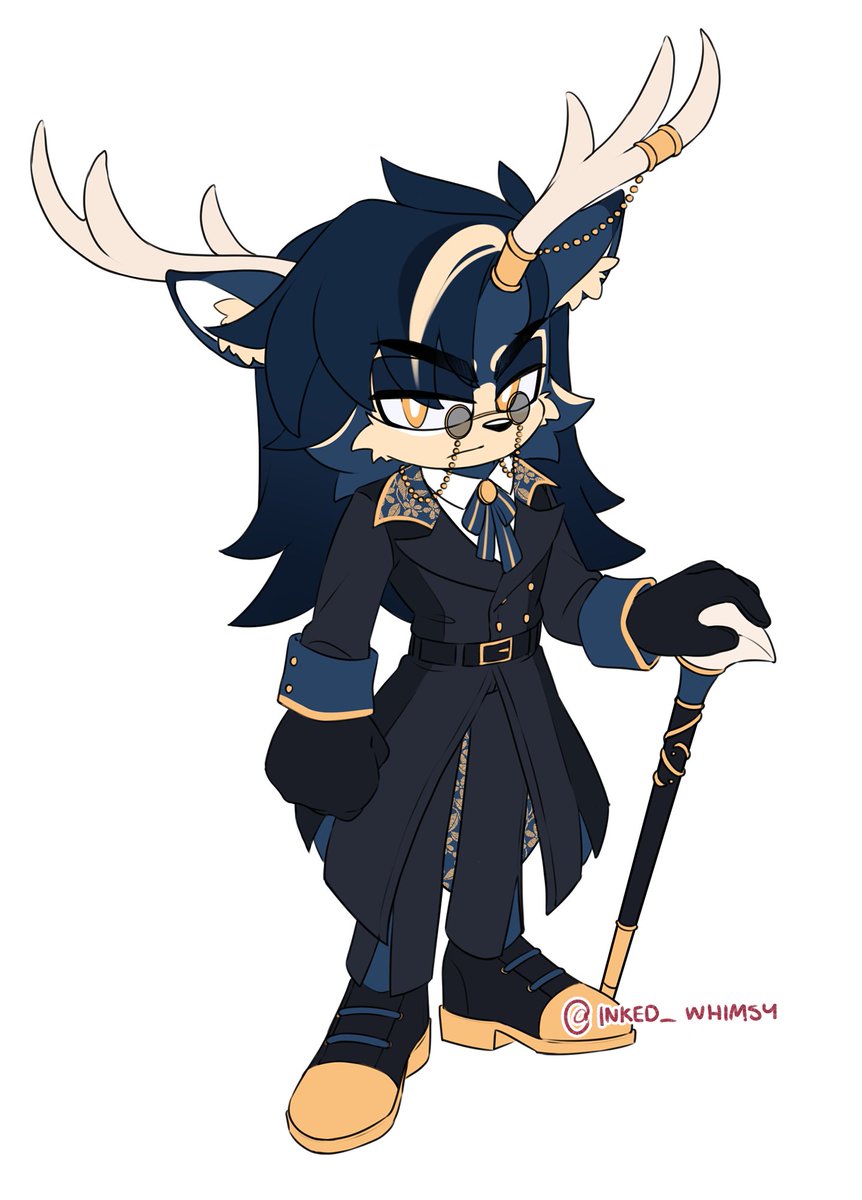inked_whimsy's tweet image. Wanted to share another OC of mine I designed, his name is Xavier ☺️