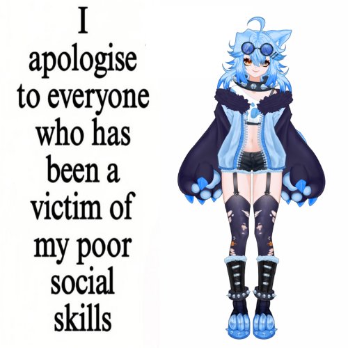 demistyx's tweet image. QwQ I&apos;m just a little weirdo goober.