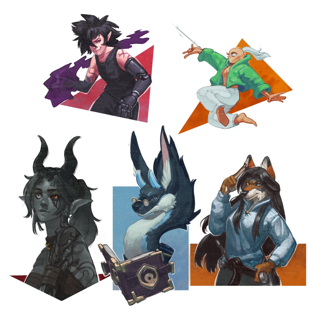 Brassdragon2's tweet photo. Got busy and forgot to post week 3!

Top left: https://t.co/cBl1NuHTPM
Top right: https://t.co/Tja8n2hXn0
Bottom right: https://t.co/28UYHL13EJ
Bottom middle: https://t.co/2E8fPdPDkC
Bottom left: https://t.co/zCnUtIOeTq https://t.co/yKLxY82q35
