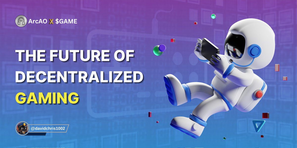 <a href="/Arc_AO/">ArcAO</a> $GAME represents next-gen decentralized gaming ecosystem where players can own, create,  earn &amp; play  blockchain games.