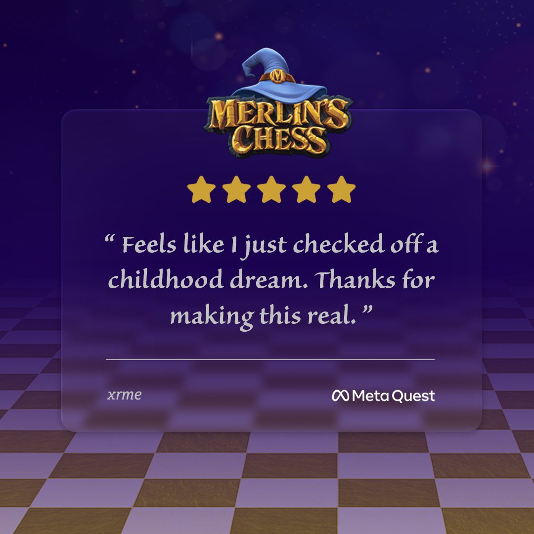 This right here is why we made Merlin’s Chess. Thank you! 💜