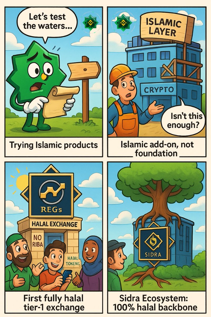 Exploring halal crypto: From add-ons like Binance Sharia-Earn to fully Islamic foundations like REGs Global. Sidra offers a 100% halal ecosystem, not just surface-level compliance. COMING SOON!!
#GLNsGlobal  #REGsGlobal #Binance #OKX #cryptoexchange #sidrafamily 

<a href="/GLNsGlobal/">GLNs Global</a>
