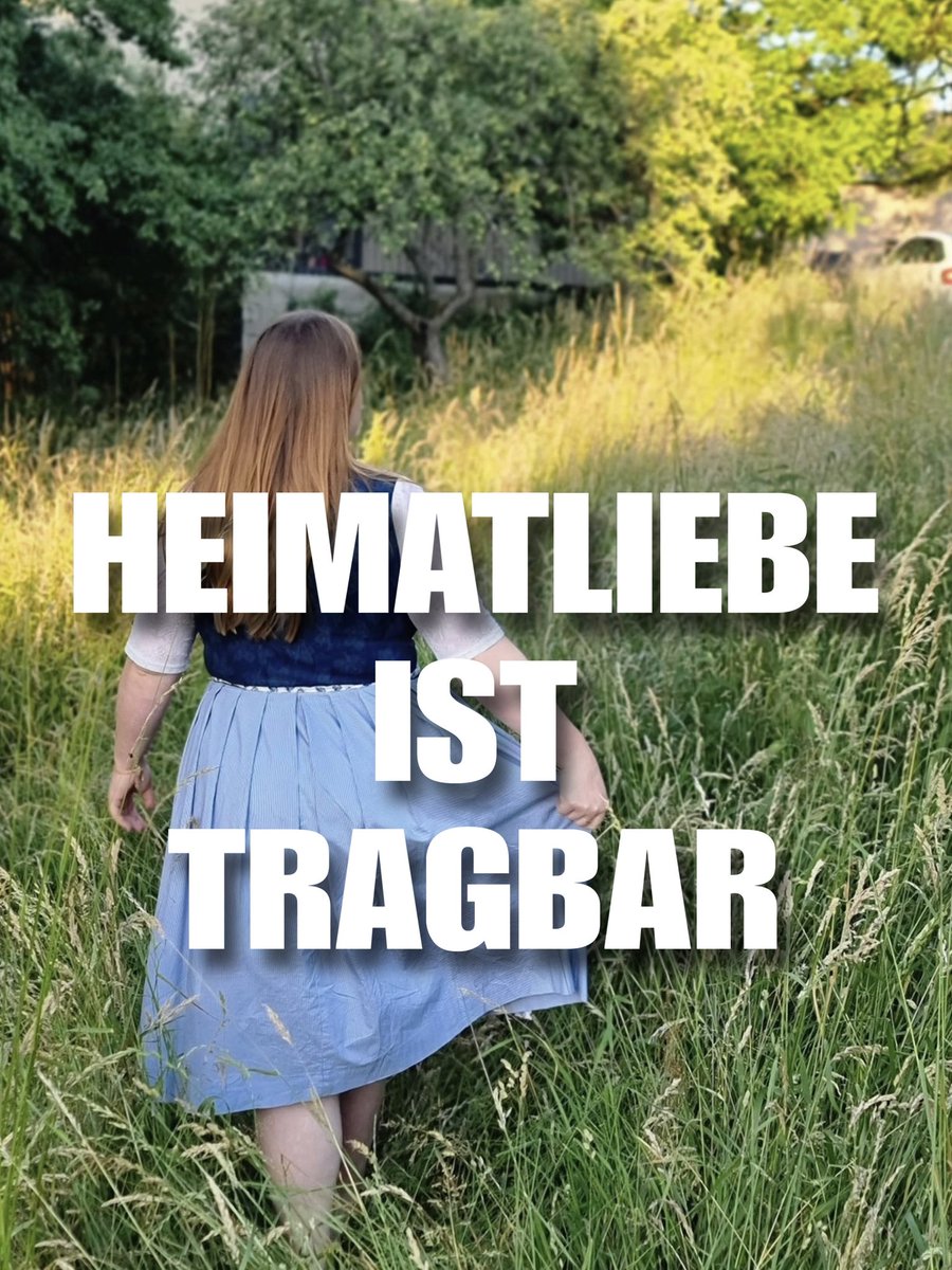 Lukreta_'s tweet image. Heimatliebe ist immernoch tragbar ❤️🤝🏻👗
