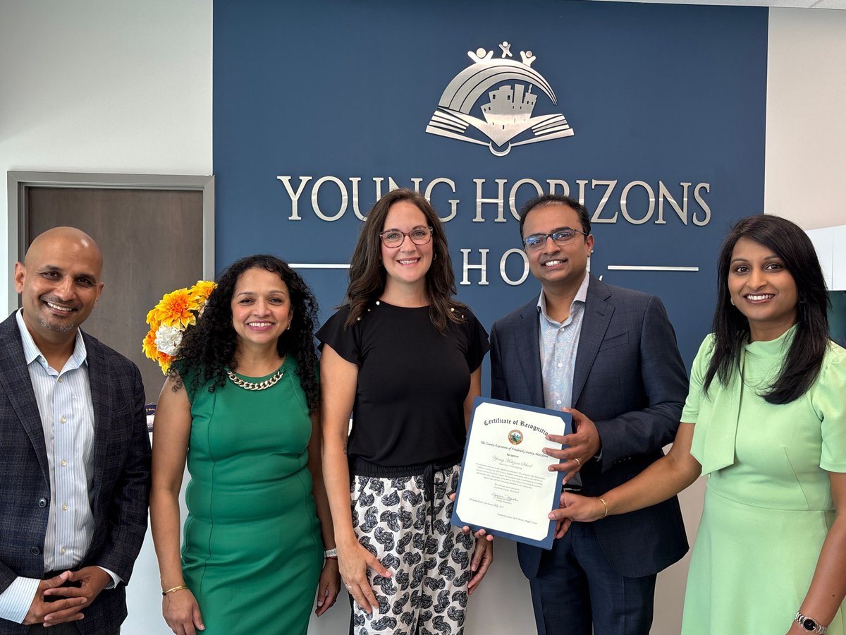 FredCountyExec's tweet image. Exciting news as I helped celebrate the grand opening of the Young Horizons School! I recognize the vital role childcare plays in fostering healthy communities and this school is essential in addressing our childcare needs. I look forward to the positive impact this will make!