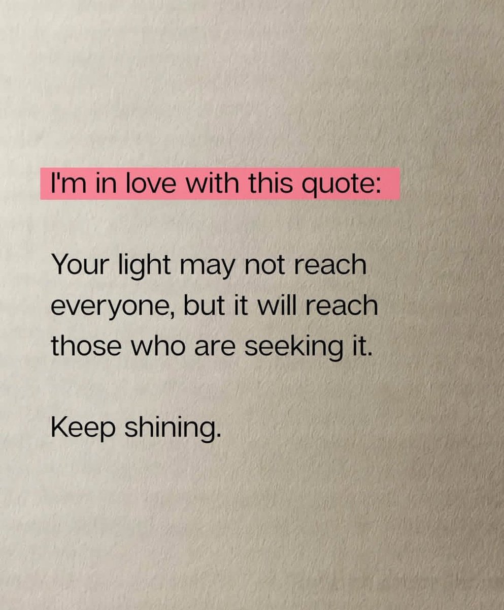 Keep shining 🌟