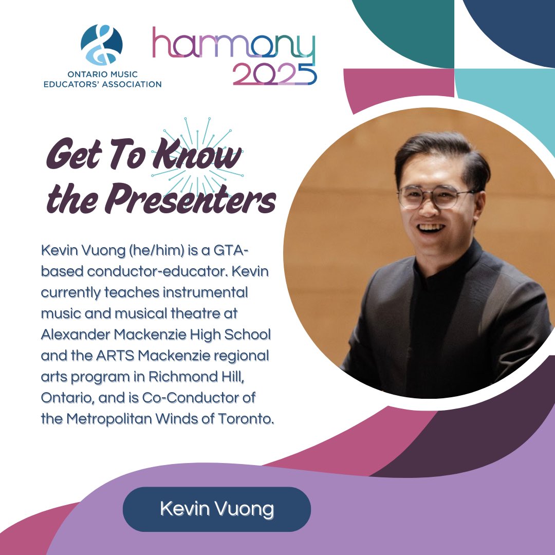 Get to know our Harmony 2025 Presenters!
And, take advantage of earlybird savings on OMEA Harmony 2025 by registering today. Then share this with a friend!
omea.on.ca/events/harmony…