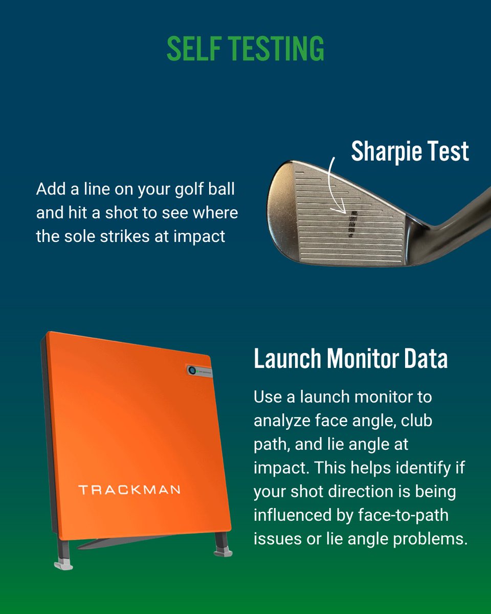 clubchampmedia's tweet image. Does your lie angle match your swing? Even a few degrees off can send your shots offline, mess with turf contact, and cost you consistency—especially in longer irons.
Not sure if you need flat, upright, or neutral? Start with a Sharpie test or dive into your launch data to…