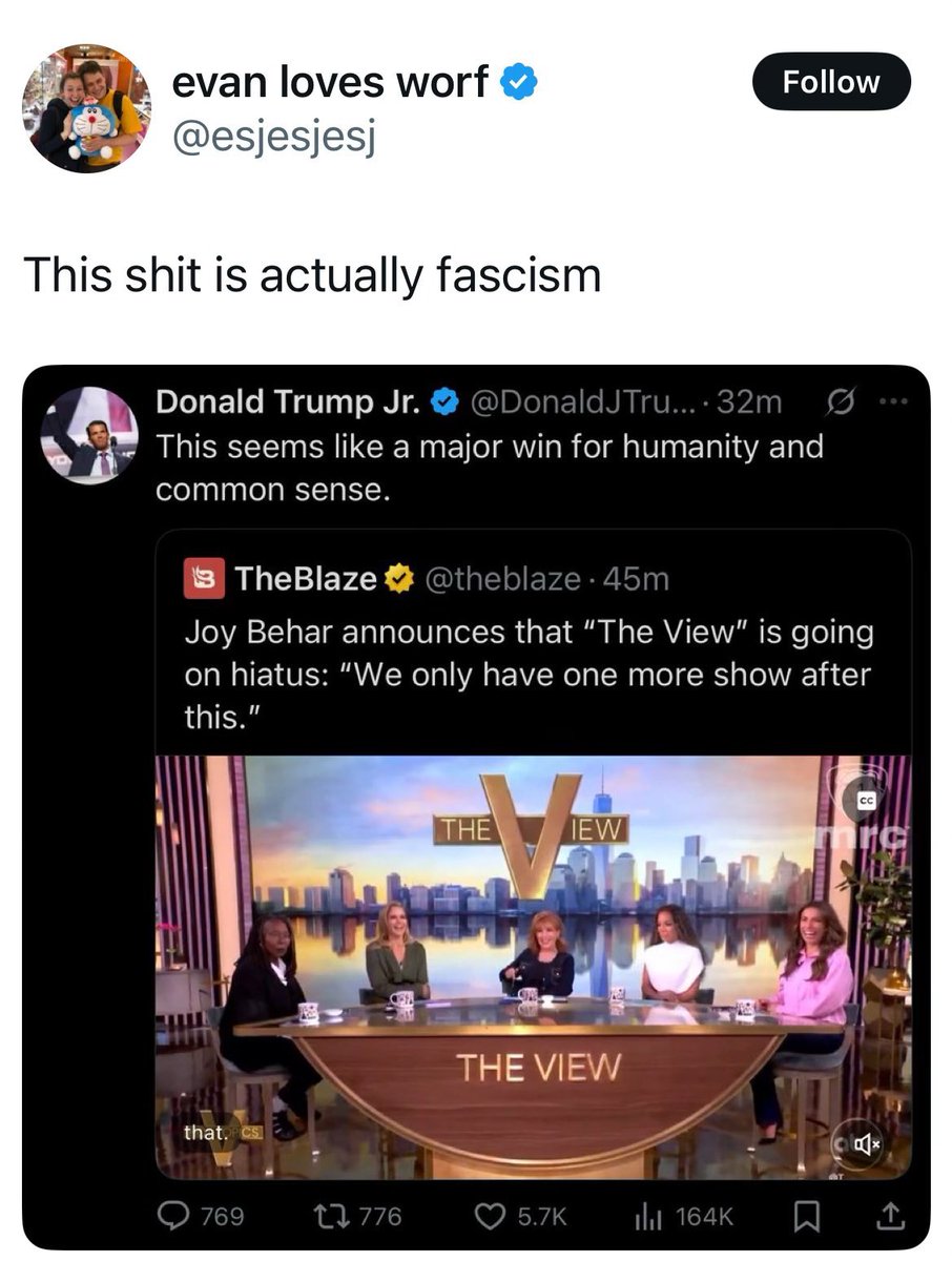 Y’ know, I’m starting to think that the left doesn’t know what “fascism” means.