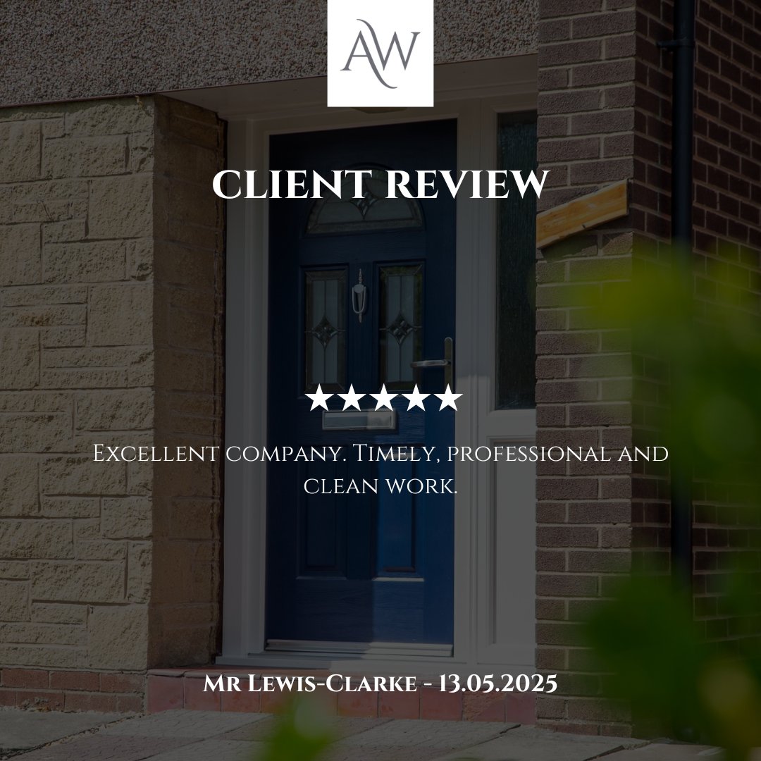 "Excellent company. Timely, professional and clean work."

Thank you Mr Lewis-Clarke for trusting Alexander Windows with your home.

𝐀𝐥𝐞𝐱𝐚𝐧𝐝𝐞𝐫: 𝐓𝐡𝐞 𝐁𝐞𝐬𝐭 𝐅𝐨𝐫 𝐘𝐨𝐮 &amp; 𝐘𝐨𝐮𝐫 𝐇𝐨𝐦𝐞

#alexanderwindows #review #customer